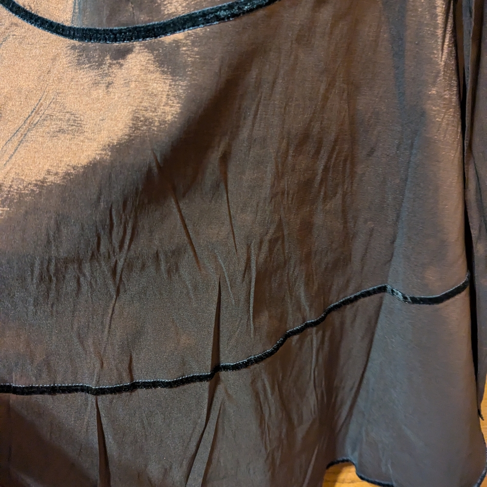 RARE NWT Shrine Hollywood bronze steampunk Gothic full  halter evening gown - Picture 8 of 10